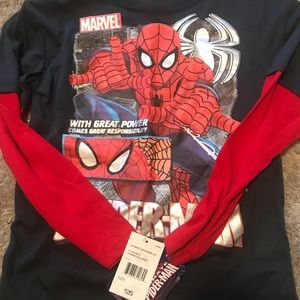 Boys Spider-Man shirt.